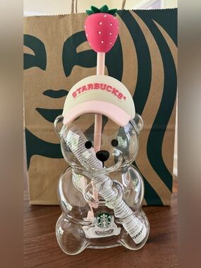 Starbucks Strawberry Bearista Pink Cup 2026